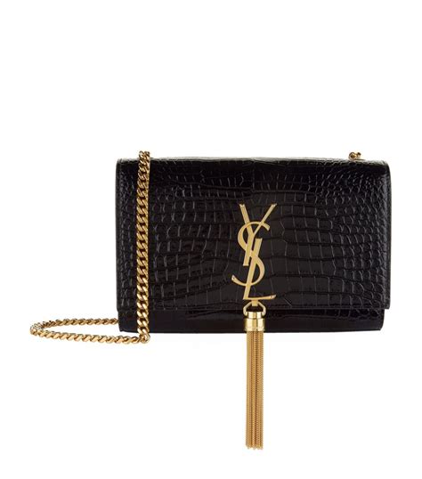 ysl tassel tote|ysl kate small tassel crocodile.